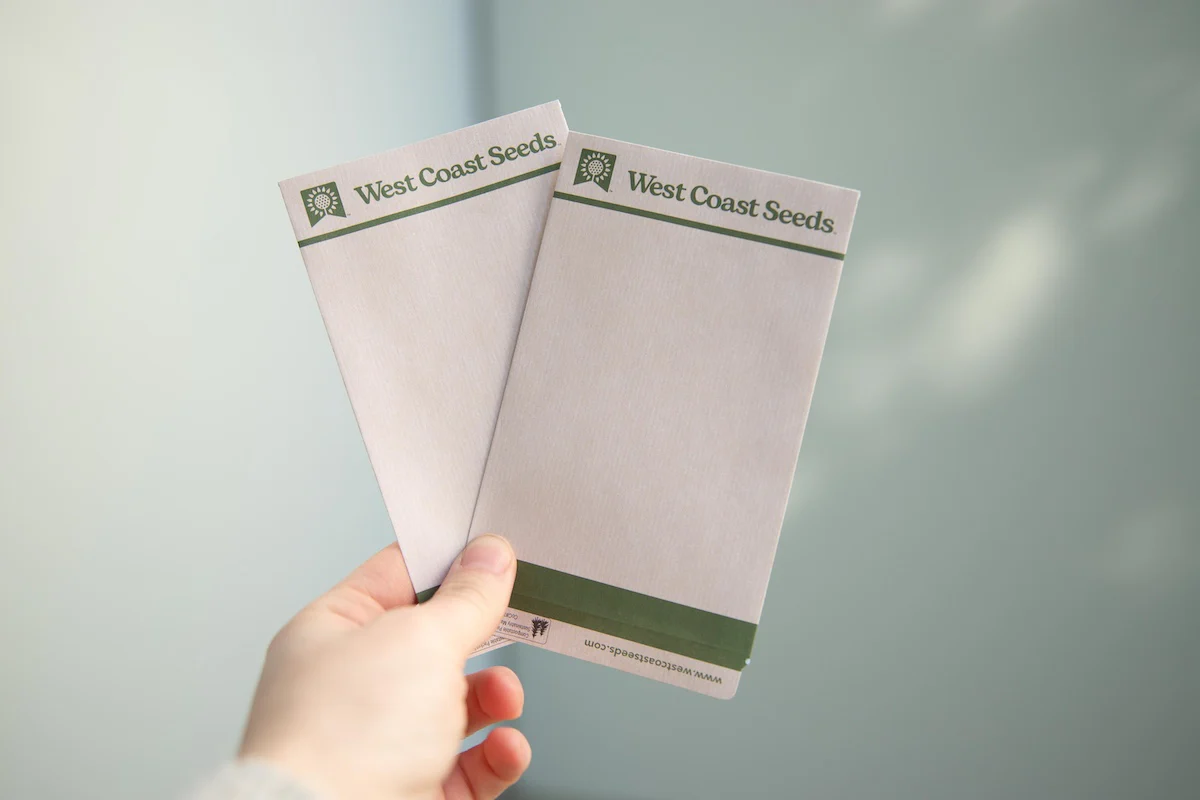 Blank Seed Packets