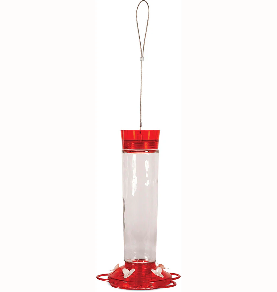 Glass Hummingbird Feeder (20 oz) - Image 2
